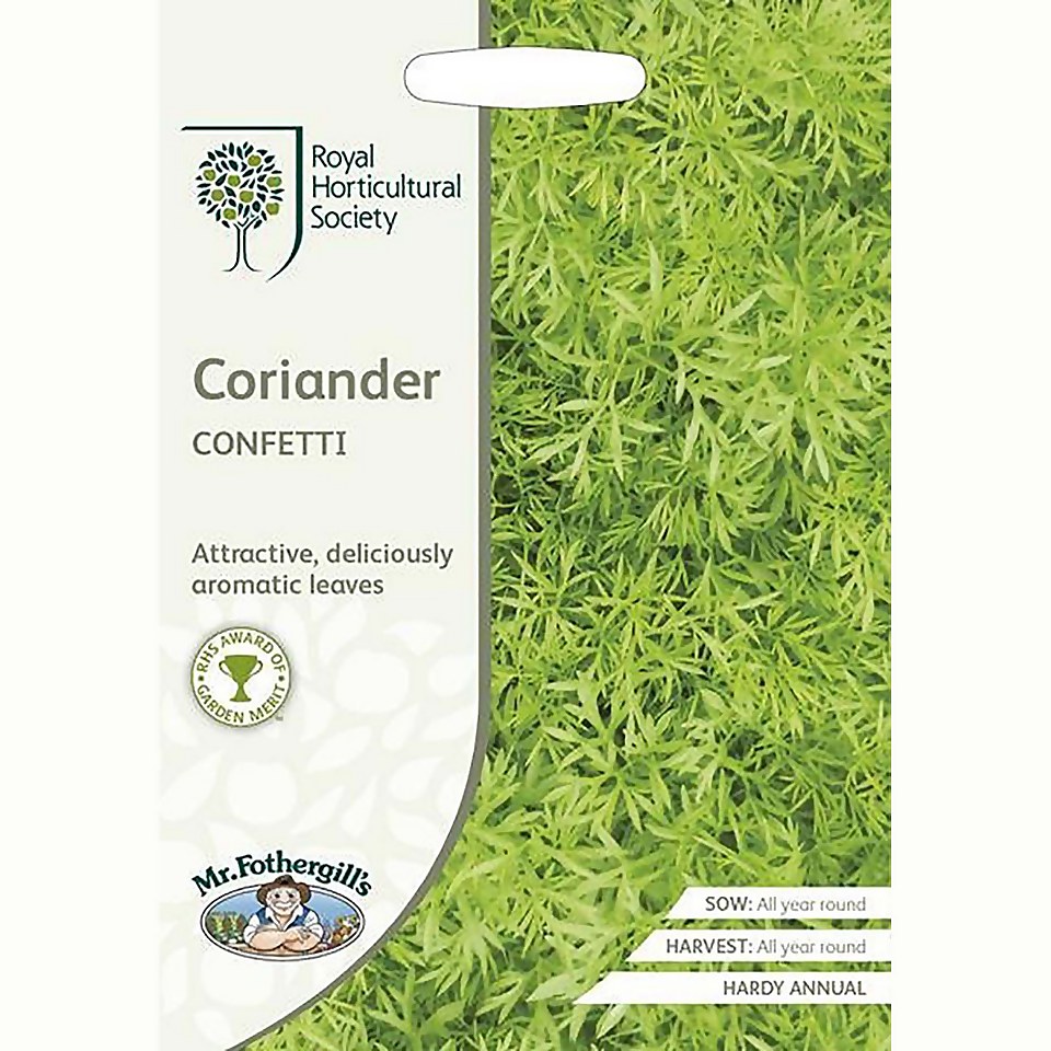 RHS Coriander Confetti Seeds