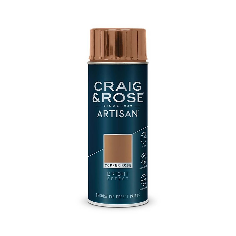 Craig & Rose Artisan Bright Effect Spray Paint Copper Rose - 400ml