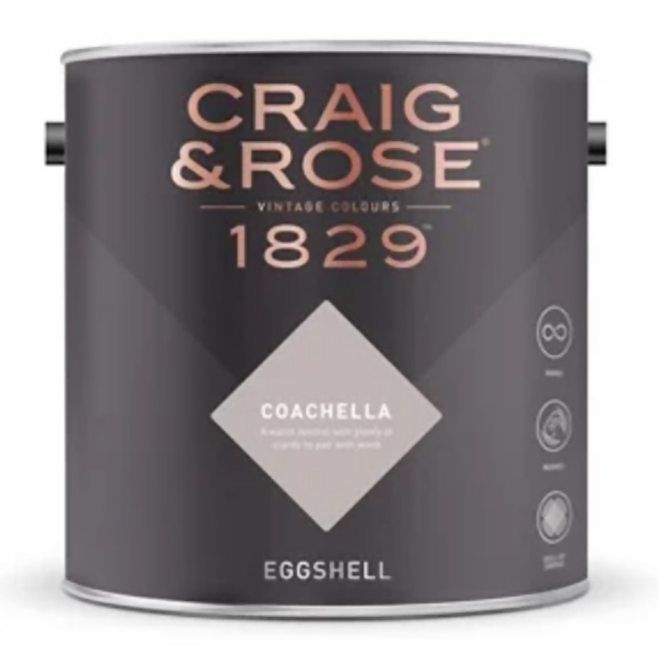 Craig & Rose 1829 Eggshell Paint Coachella - 2.5L