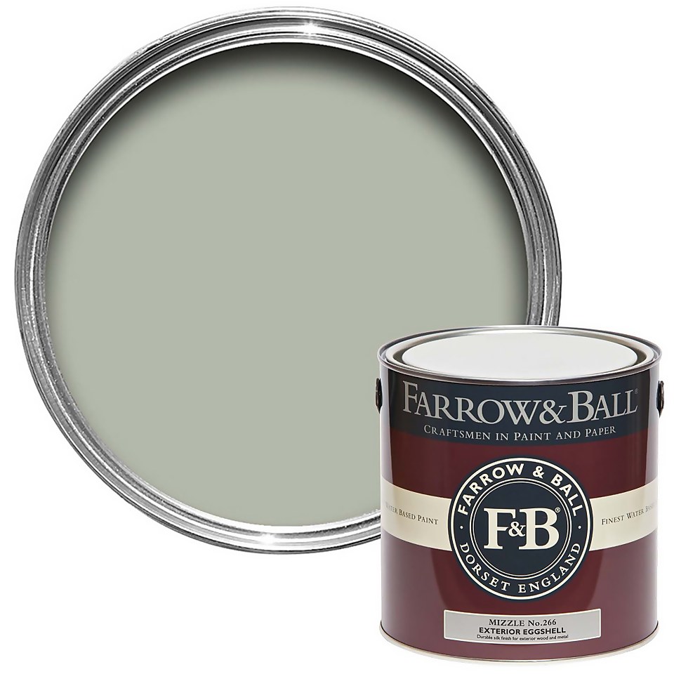 Farrow & Ball Exterior Eggshell Paint Mizzle No.266 - 2.5L