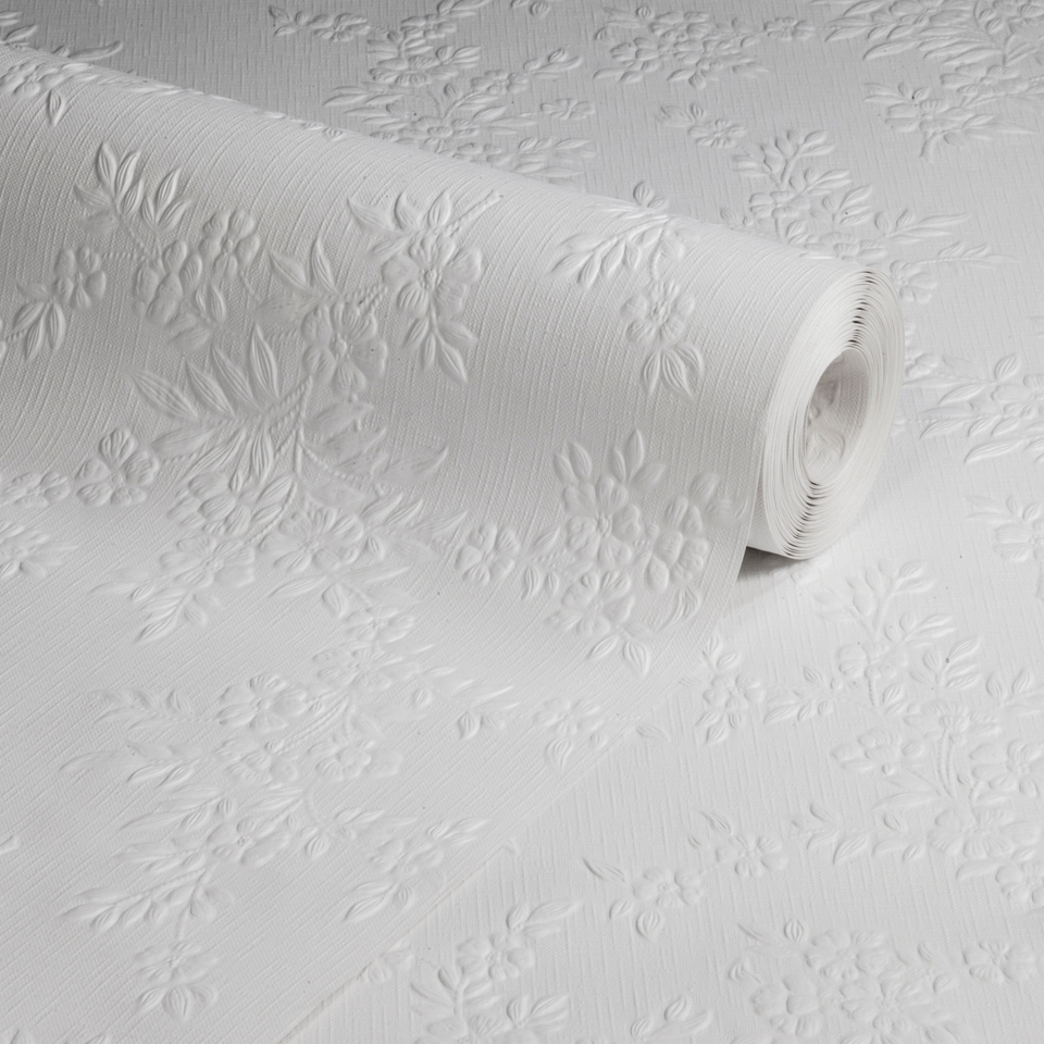 Anaglypta Original Portland Paintable Wallpaper Homebase