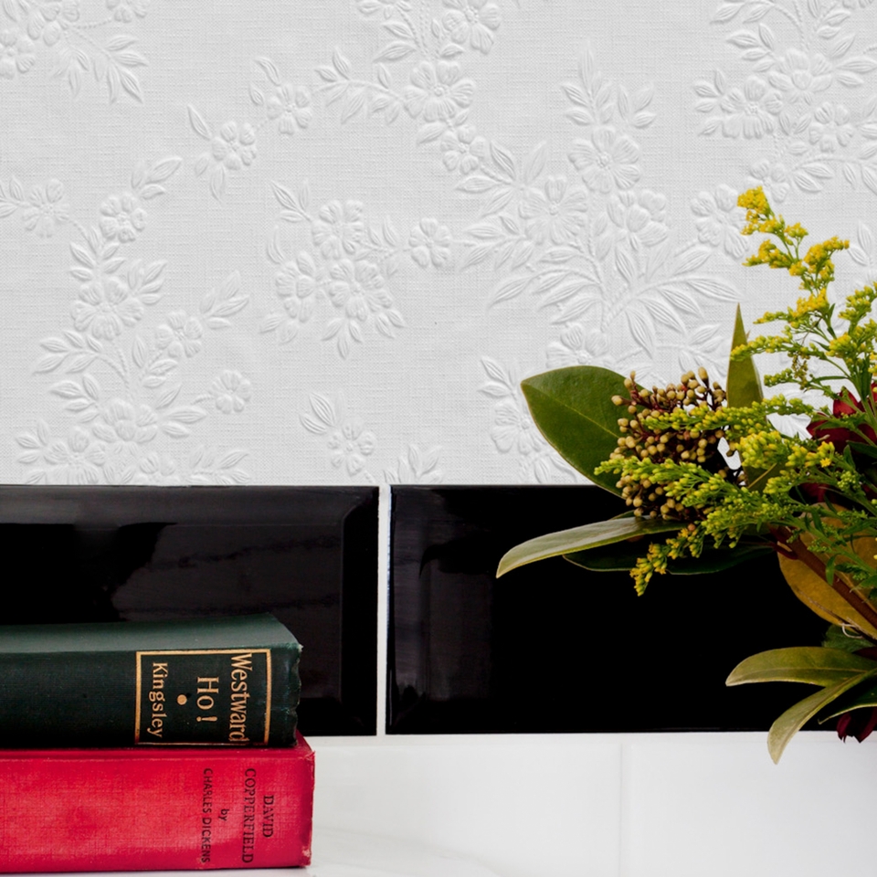 Anaglypta Original Portland Paintable Wallpaper Homebase