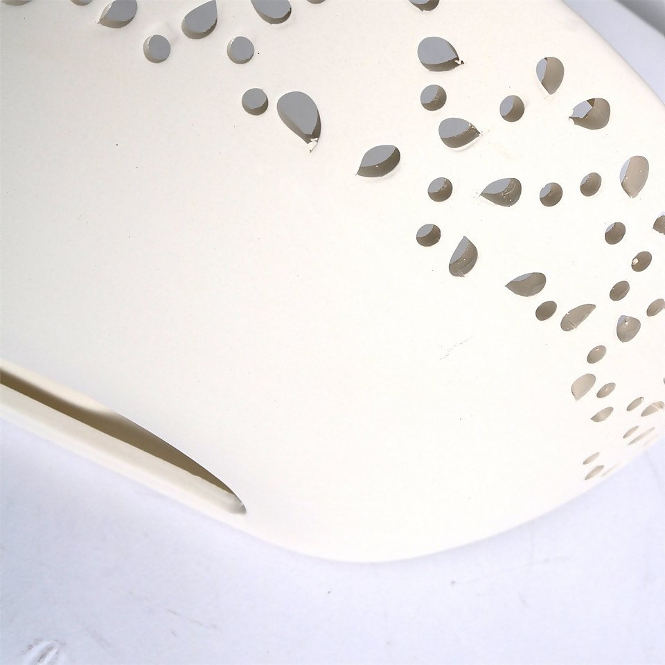 Abelia Ceramic Punched Wall Light