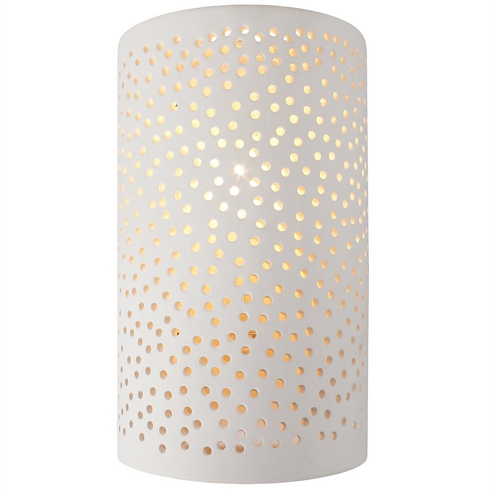 Pinche Ceramic Cylinder Wall Light