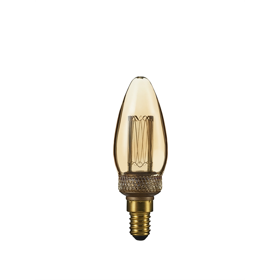 TCP LED Vintage Candle 9WEQ E14 Classic Light Bulb