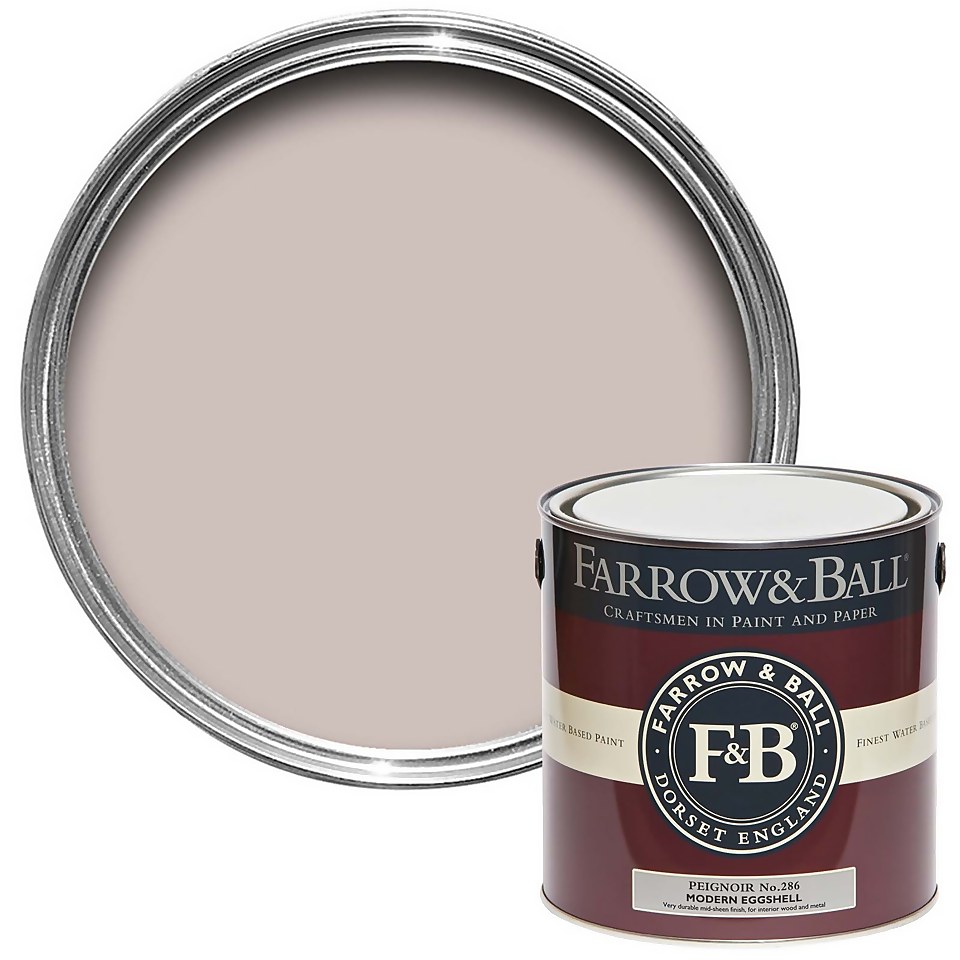 Farrow & Ball Modern Eggshell Paint Peignoir No.286 - 2.5L