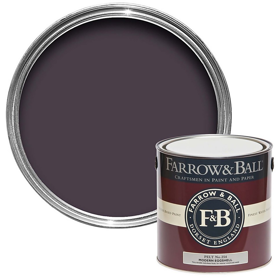 Farrow & Ball Modern Eggshell Paint Pelt No.254 - 2.5L