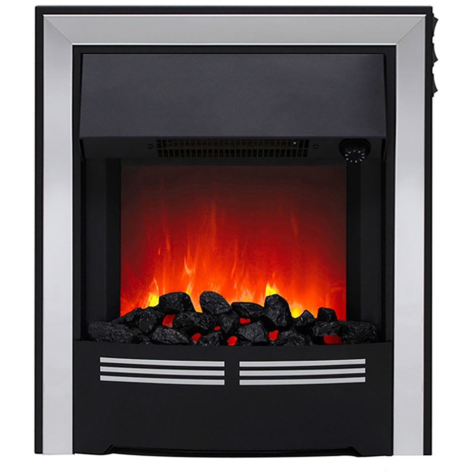 Be Modern Vitesse Electric Fire with Inset Fitting - Chrome