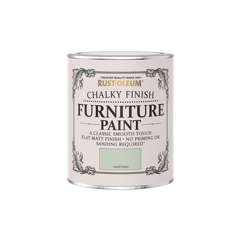 Rust-Oleum Chalky Furniture Paint - Laurel Green - 750ml