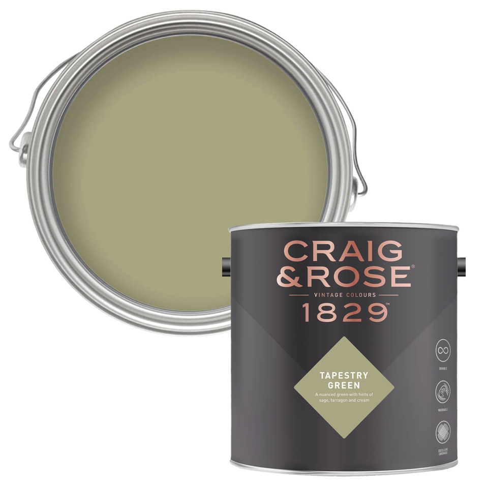 Craig and rose tapestry green outlet