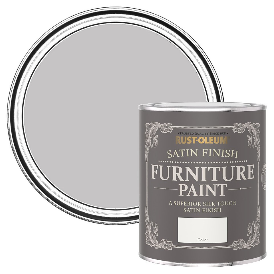 Rust-Oleum Satin Furniture Paint Cotton - 750ml