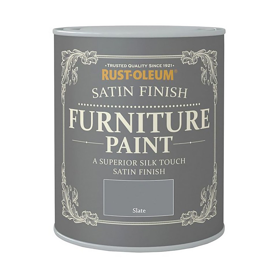 Rust-Oleum Satin Furniture Paint Slate - 125ml