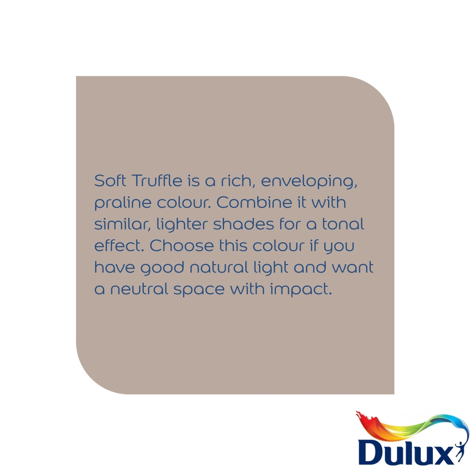 Dulux Easycare Washable & Tough Matt Paint Soft Truffle - 2.5L