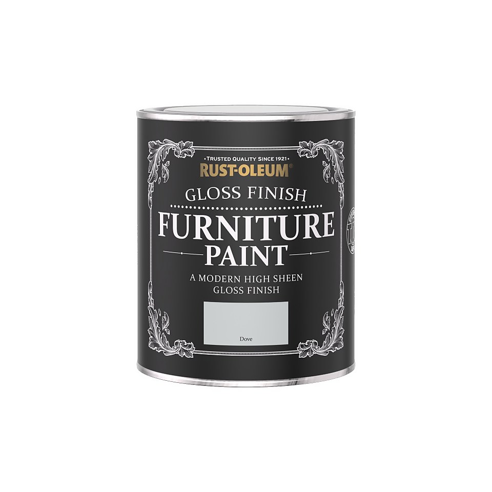 Rust-Oleum Gloss Furniture Paint - Dove - 750ml