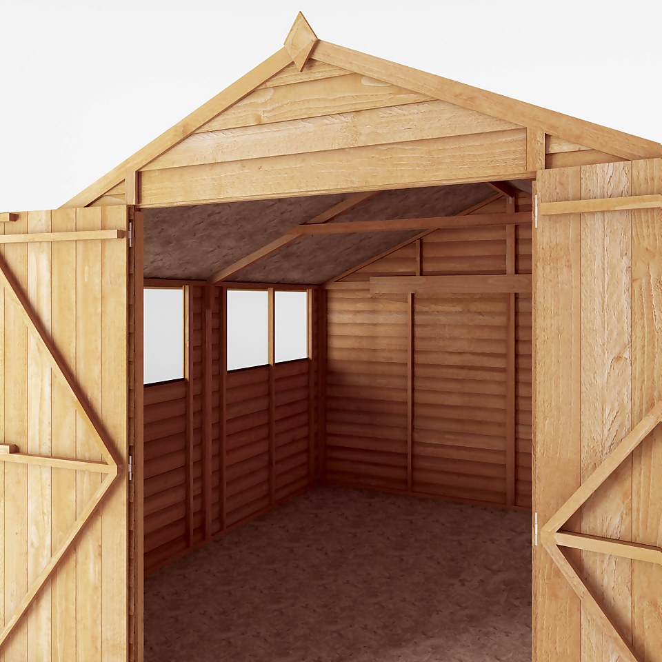 Mercia 10x10ft Overlap Apex Wooden Shed