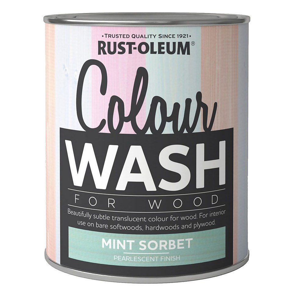 Rust-Oleum Colour Wash Paint - Mint Sorbet - 750ml