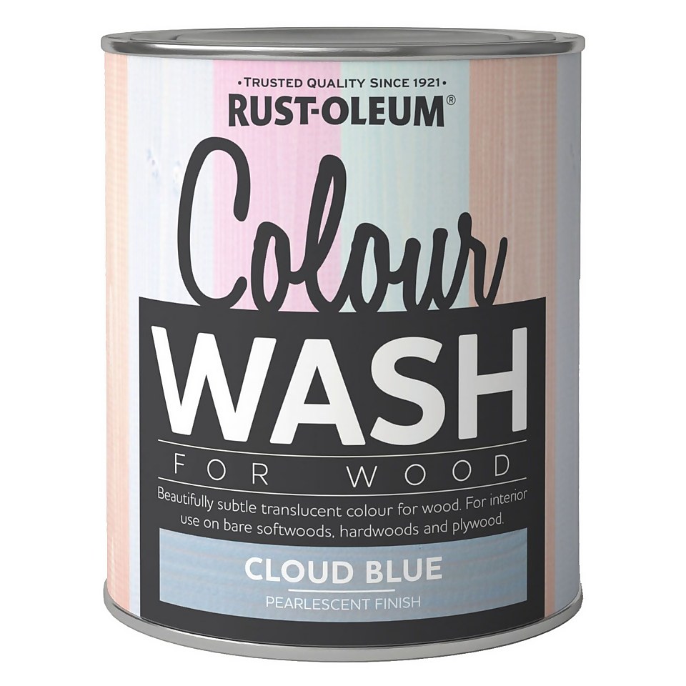 Rust-Oleum Colour Wash Paint Cloud Blue - 750ml