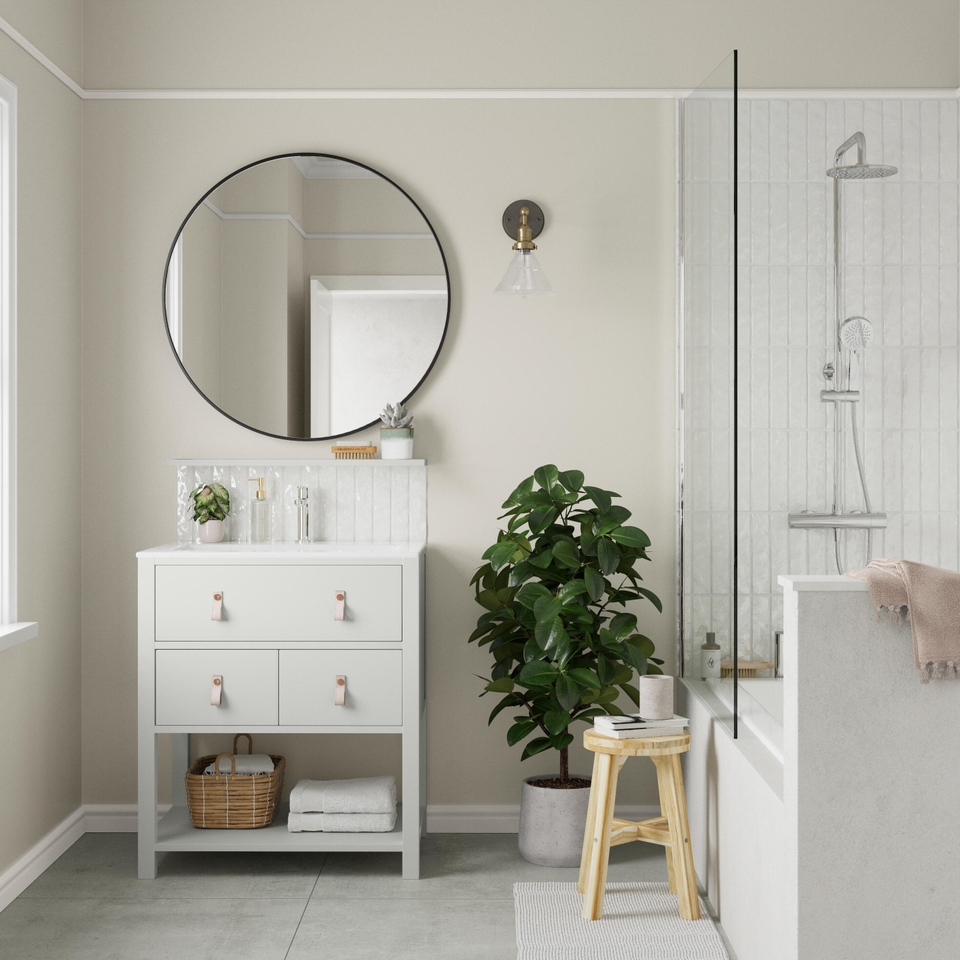 Dulux Matt Emulsion Paint Egyptian Cotton Tester 30ml Homebase