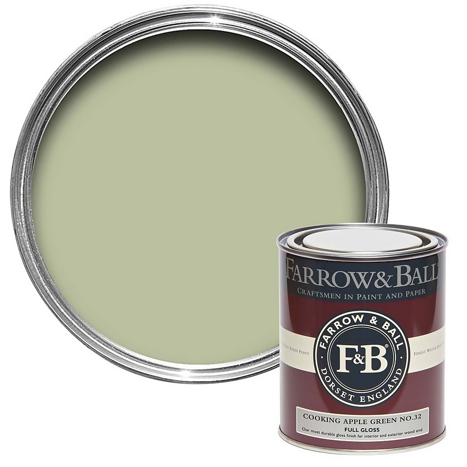 Farrow & Ball Full Gloss Cooking Apple Green No.32 - 750ml