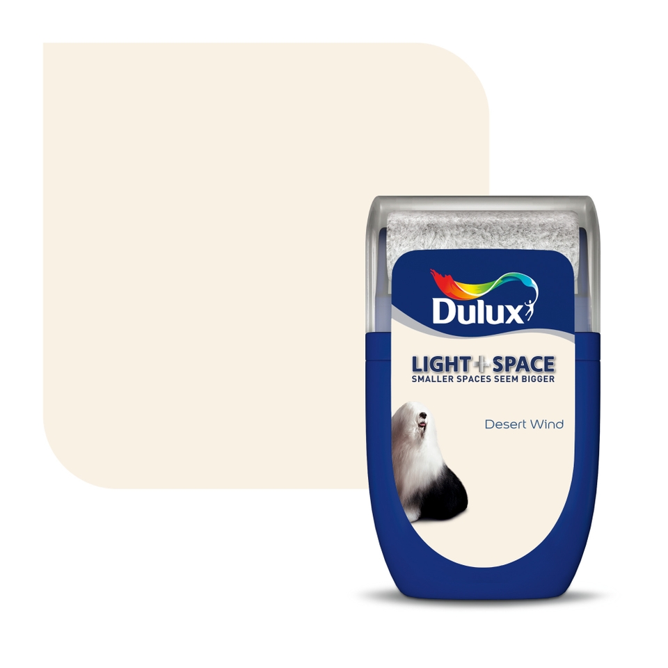 Dulux Light & Space Matt Emulsion Paint Desert Wind - Tester 30ml