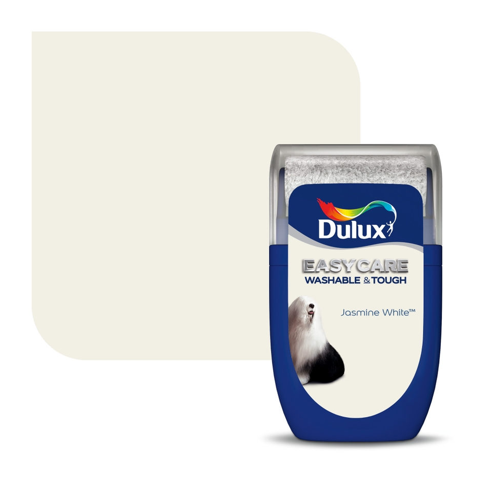 Dulux Easycare Washable & Tough Matt Paint Jasmine White - Tester 30ml