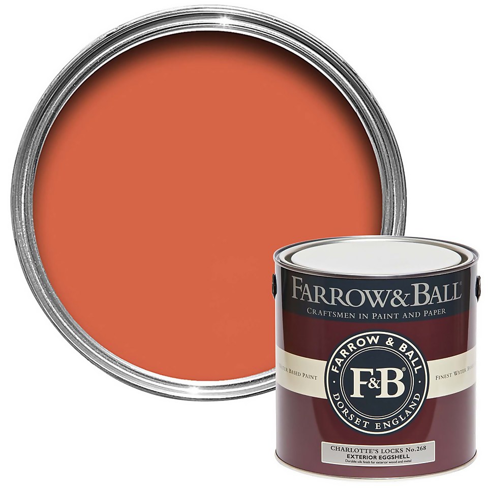 Farrow & Ball Exterior Eggshell Paint Charlotte's Locks No.268 - 2.5L