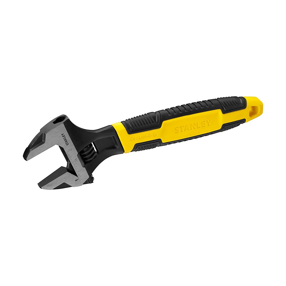 Stanley Bi-Material Adjustable Wrench 250mm