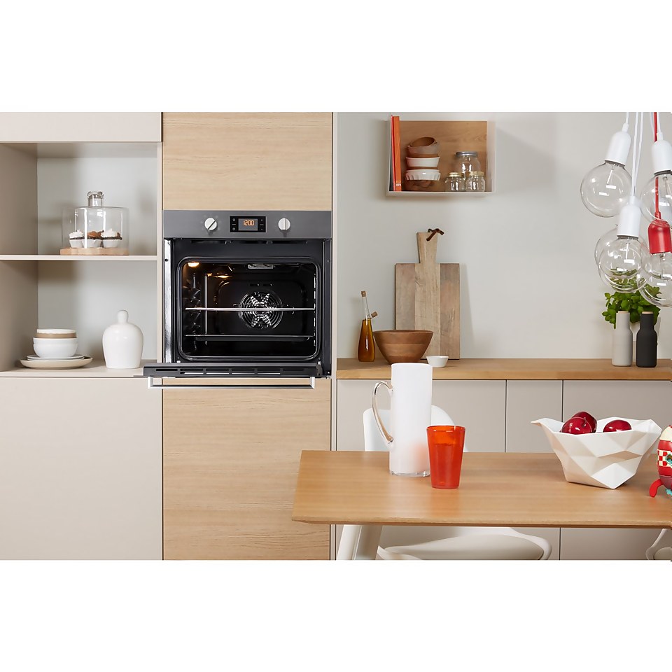 Indesit Aria IFW 6340 IX UK Built-in Single Electric Oven - Stainless Steel