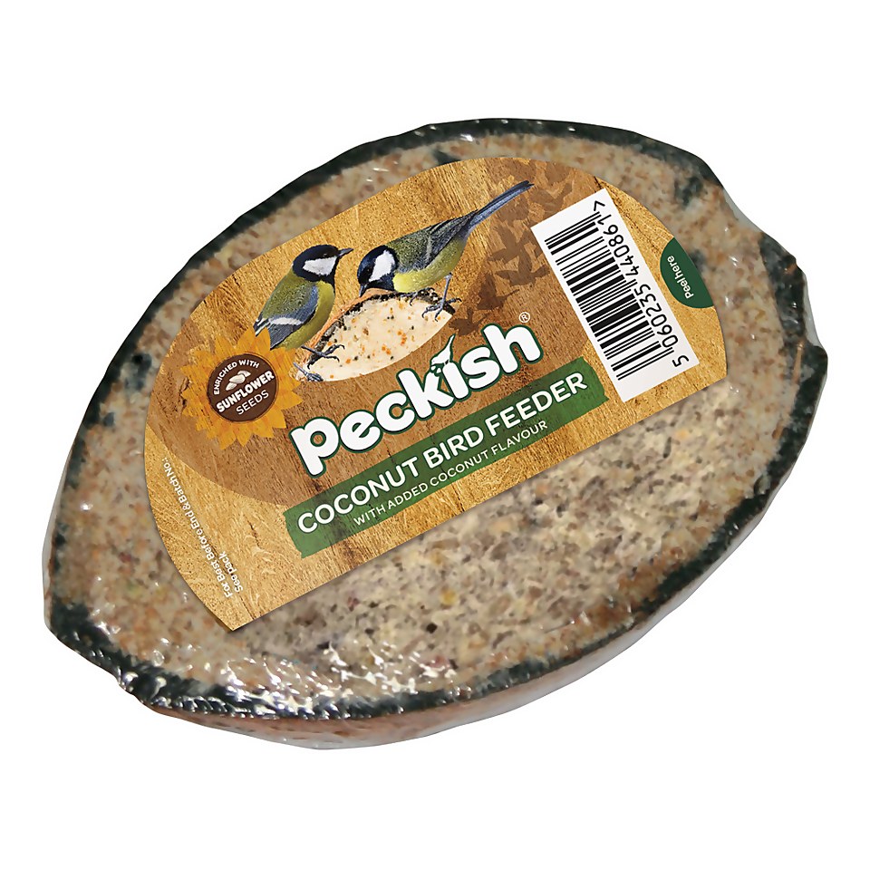 Peckish Coconut Feeder for Wild Birds - 250g