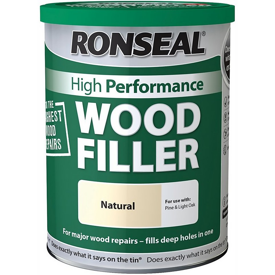 Ronseal High Performance Wood Filler - Natural - 1kg