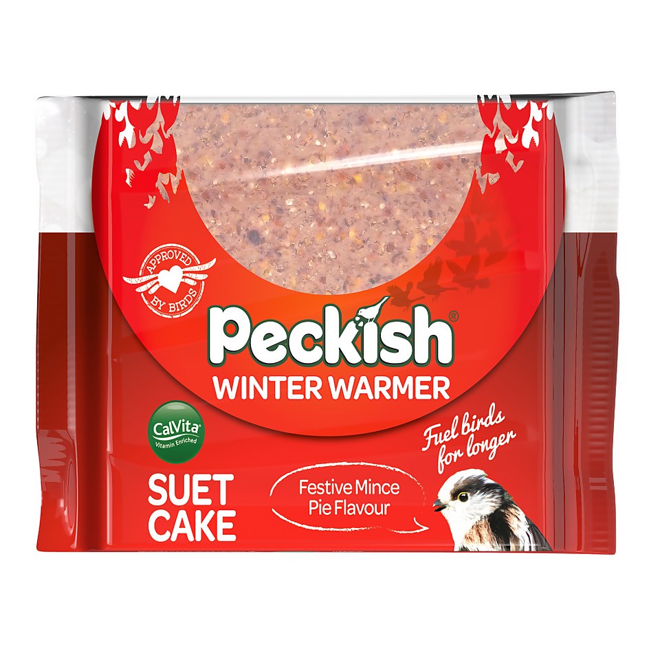 Peckish Winter Warmer Suet Cake for Wild Birds - 300g