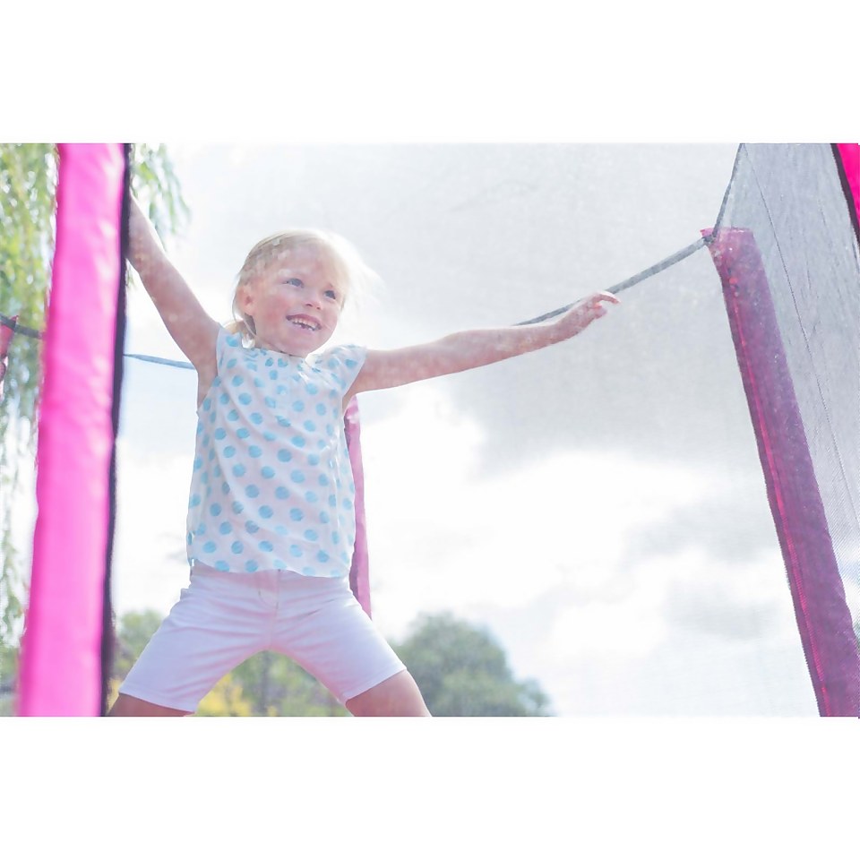 Plum 6ft Junior Trampoline & Enclosure - Pink