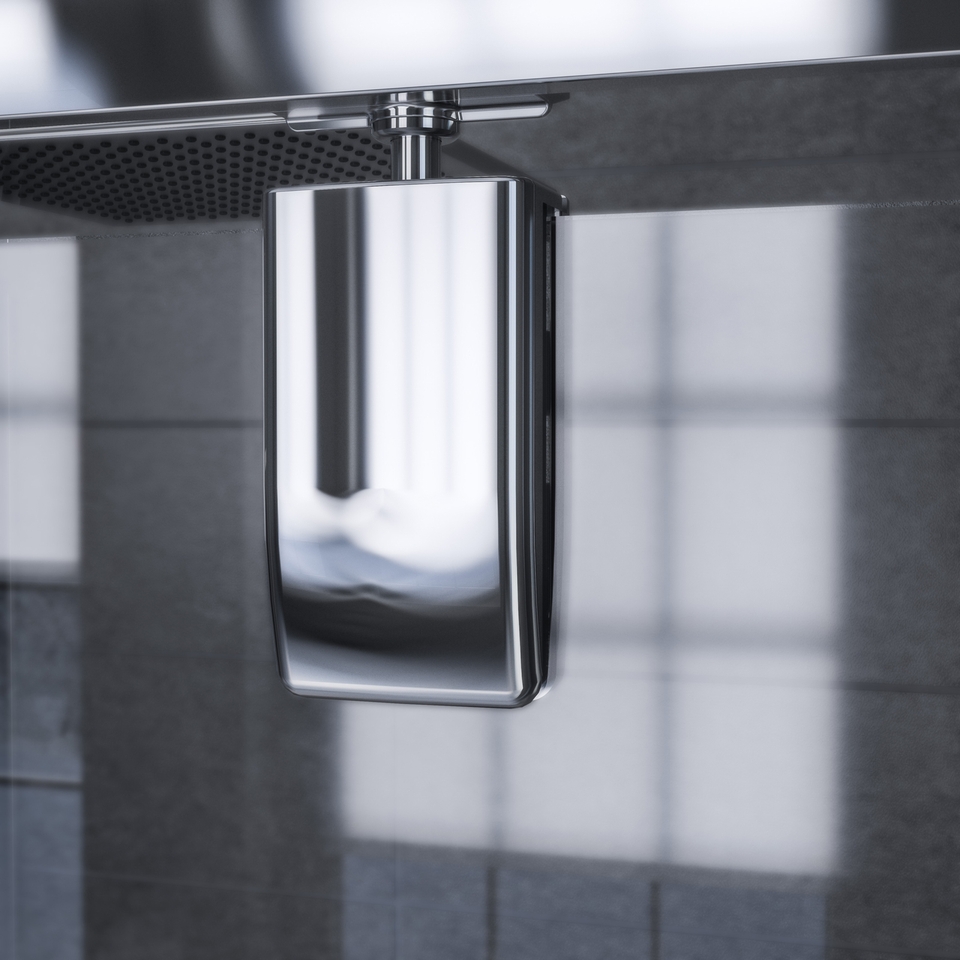 Aqualux Pivot Shower Door - 900 x 1900mm (6mm Glass)