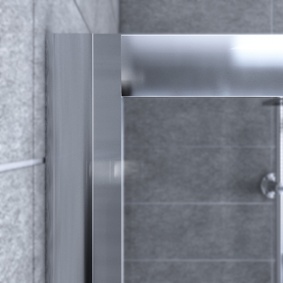Aqualux Offset Quadrant Shower Enclosure - 1000 x 800mm (6mm Glass)