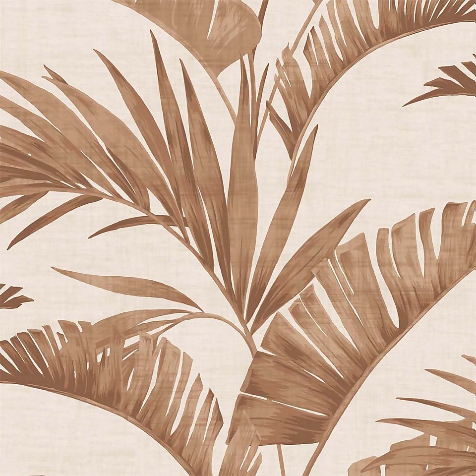 Arthouse Banana Palm Tree Smooth Coffee Wallpaper