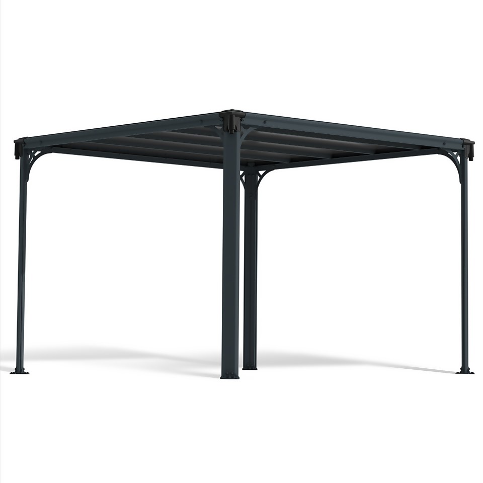 Palram - Canopia Milano 3000 Garden Gazebo Grey