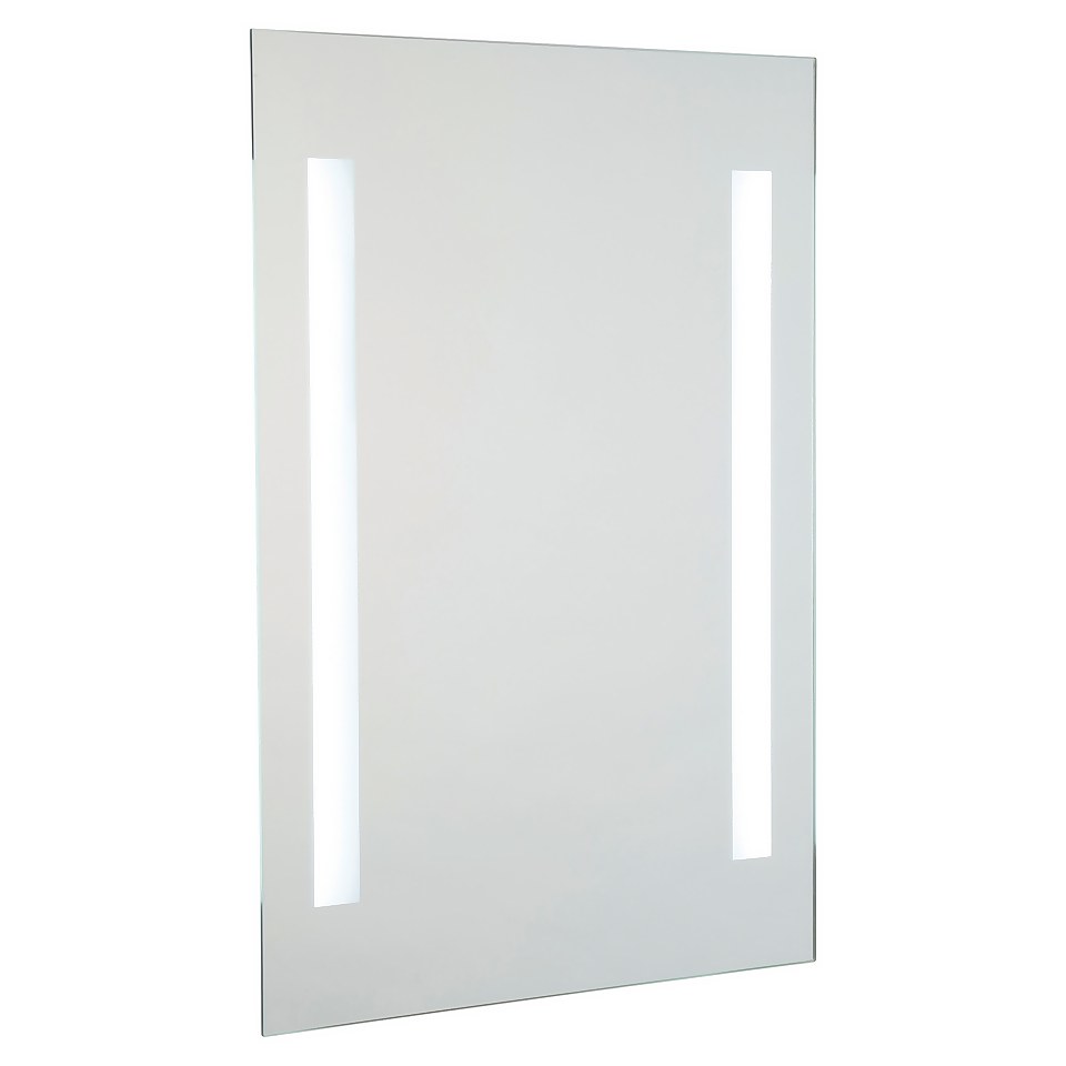 Croydex Thornton Battery Operated Illuminated Bathroom Mirror Homebase