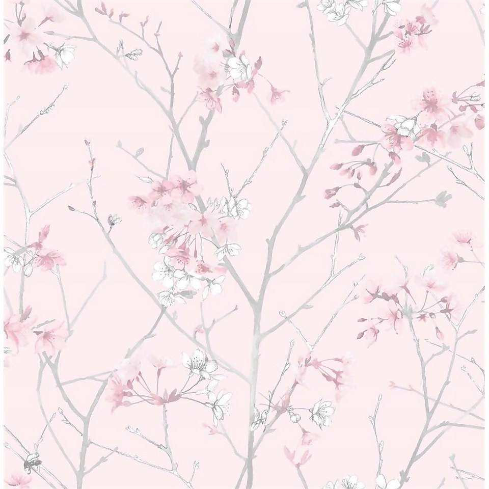 Superfresco Easy Spring Blossom Branch Pink Wallpaper
