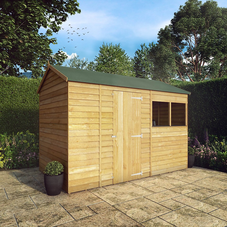 Mercia 10 x 6ft Overlap Reverse Apex Shed