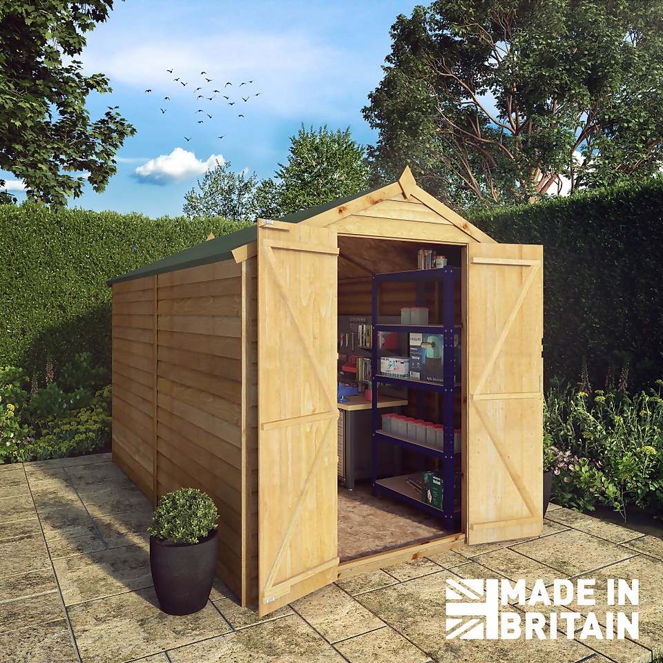 Mercia 10 x 6ft Overlap Apex Windowless Shed