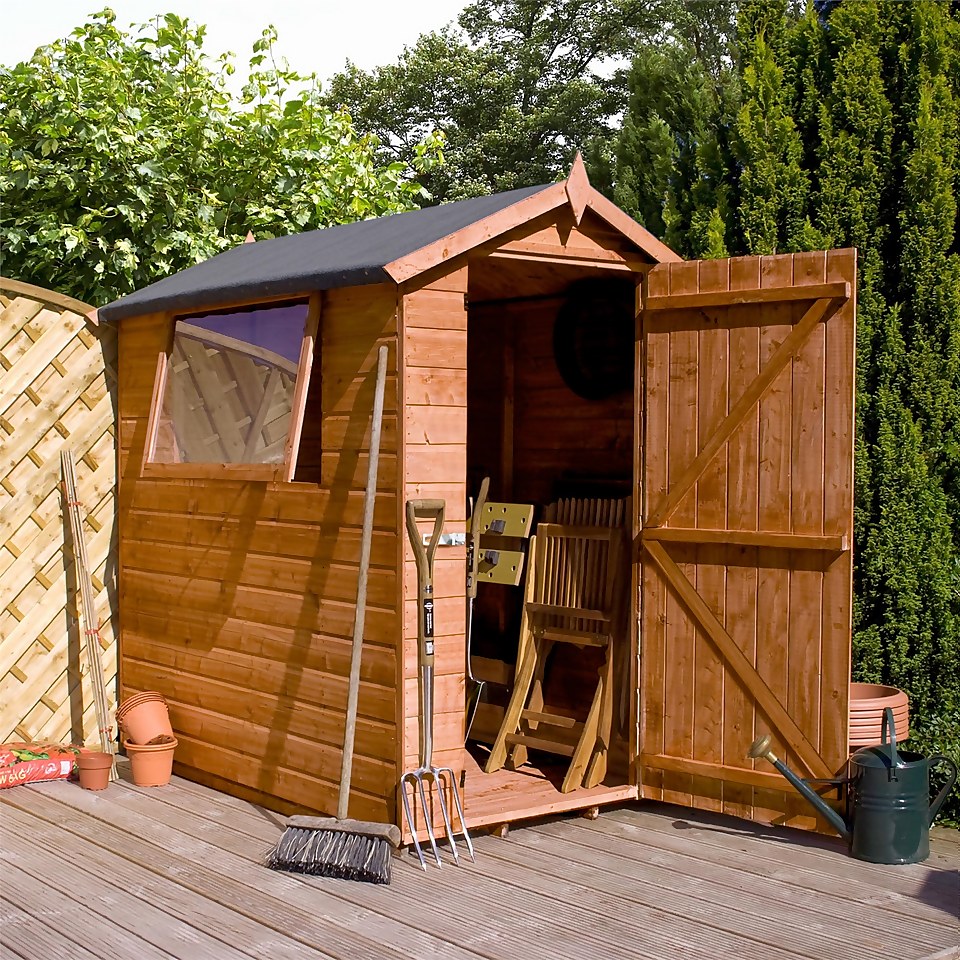 Mercia (Installation Included) 7x5ft Premium Tongue & Groove Apex Shed
