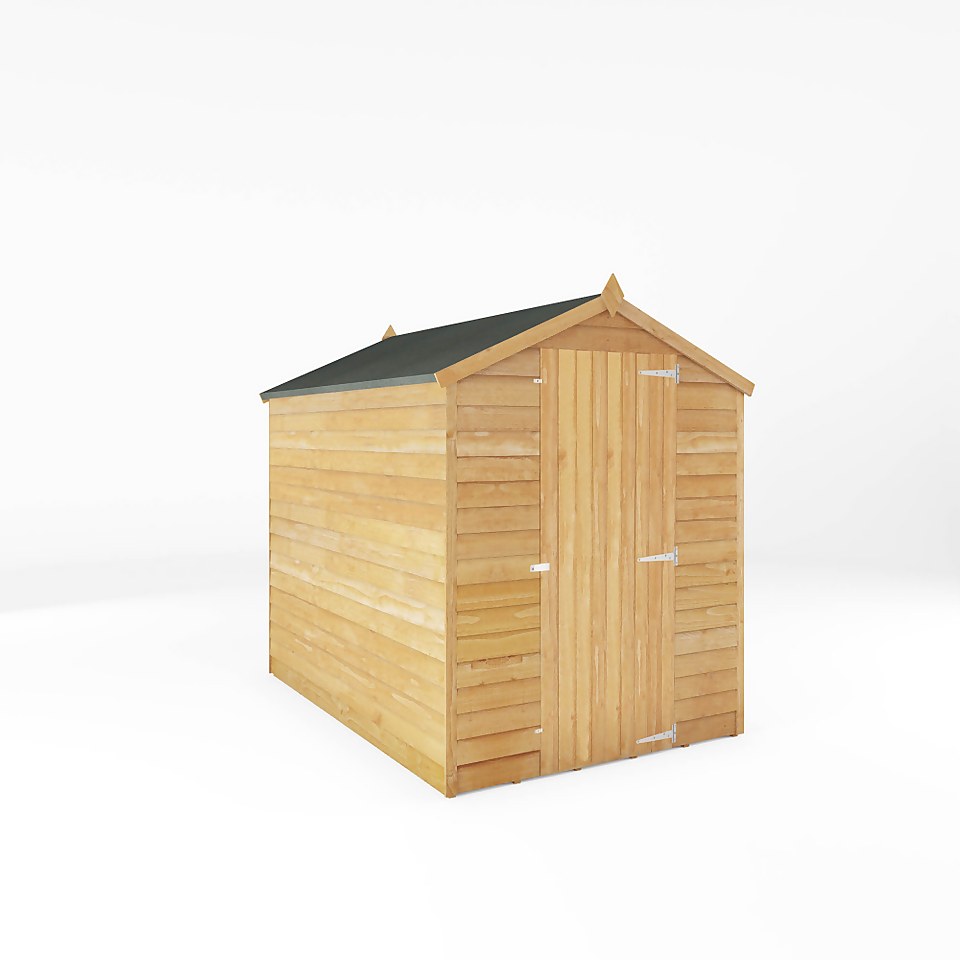 Mercia 7 x 5ft Overlap Apex Windowless Shed - Installation Included