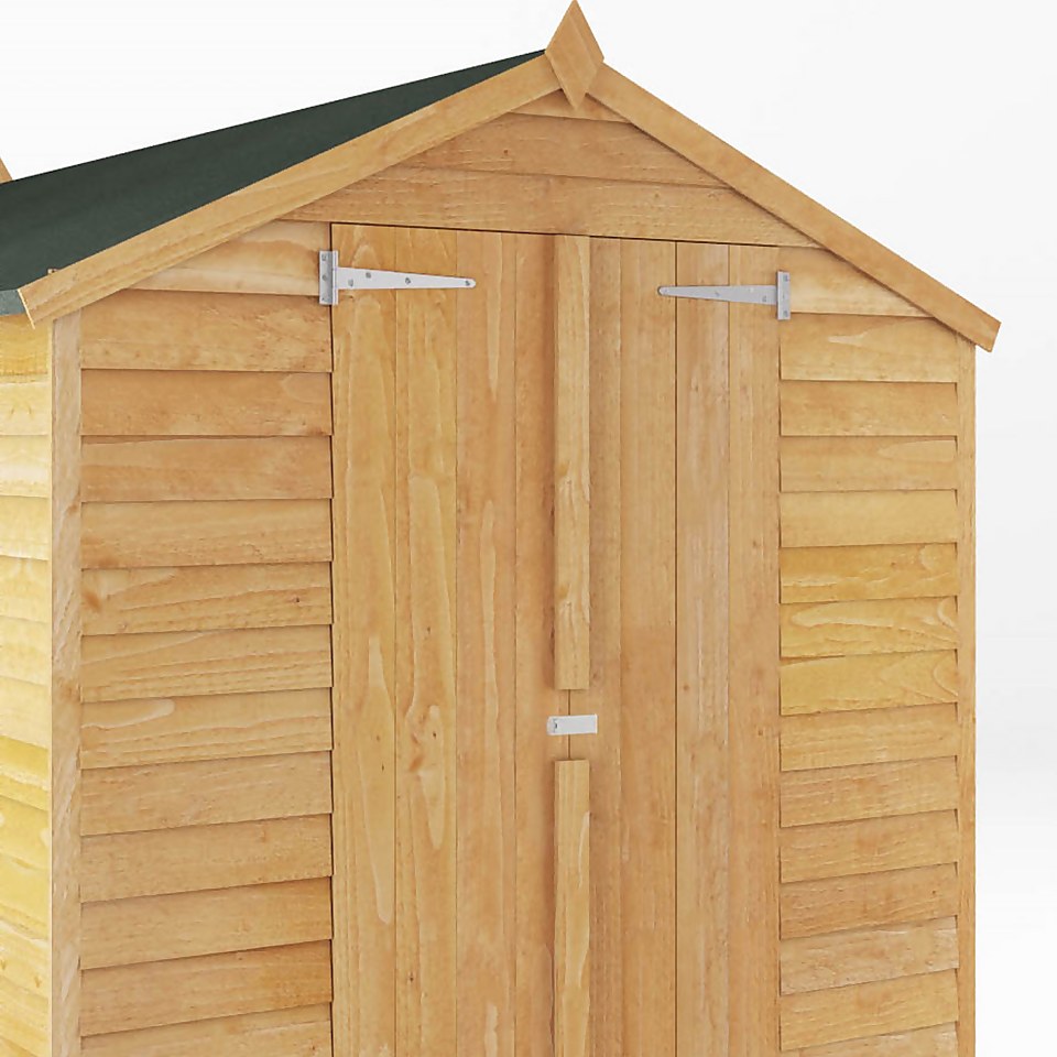 Mercia 10 x 6ft Overlap Apex Windowless Shed - Installation Included