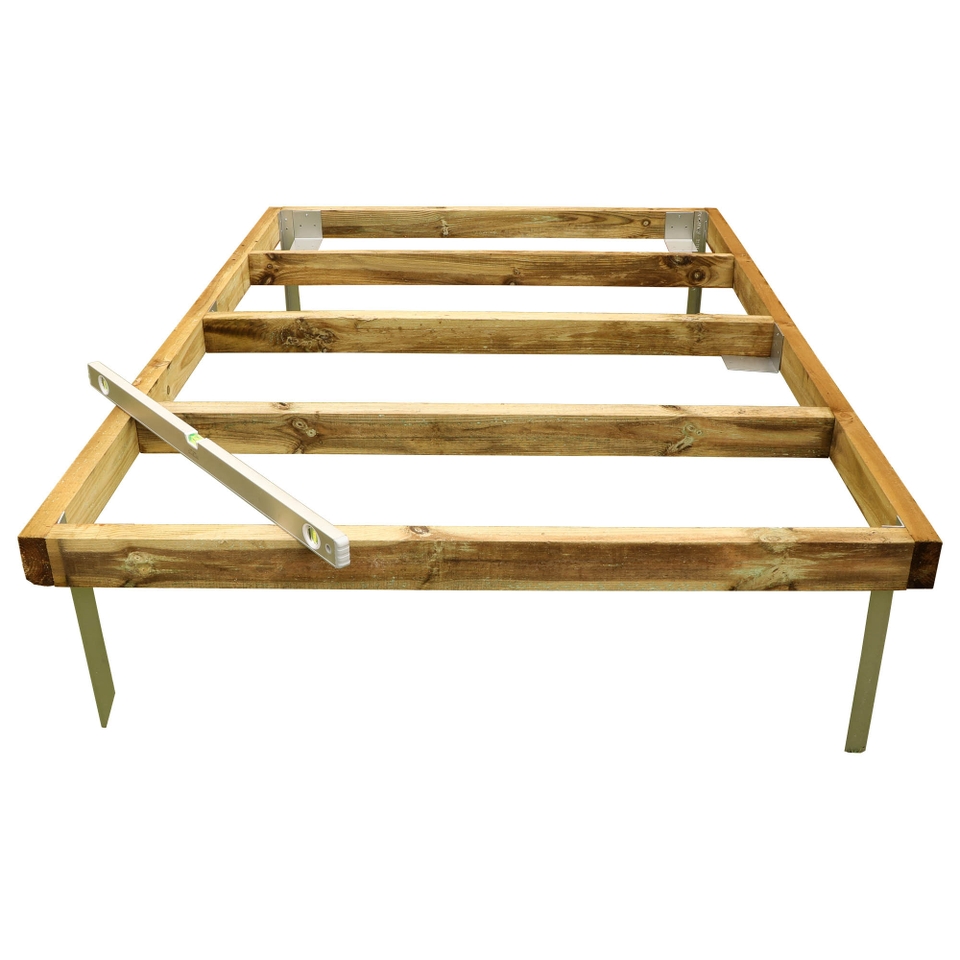 Mercia 7x5ft Pressure Treated Wooden Shed Base - Installation Included