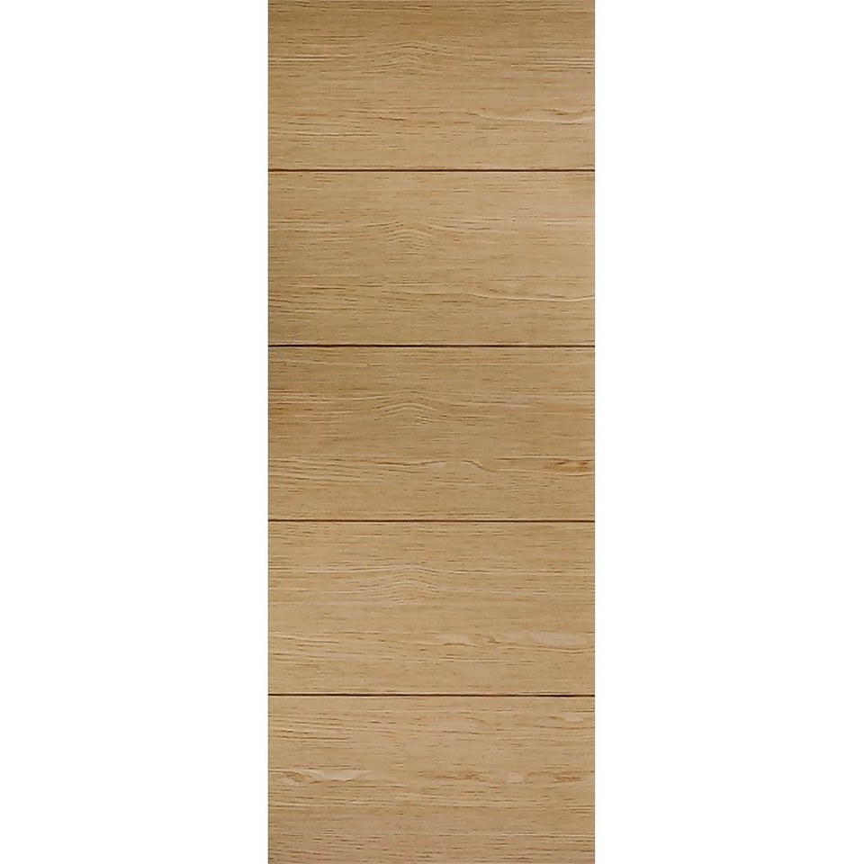 Lille Internal Prefinished Oak Door - 762 x 1981mm