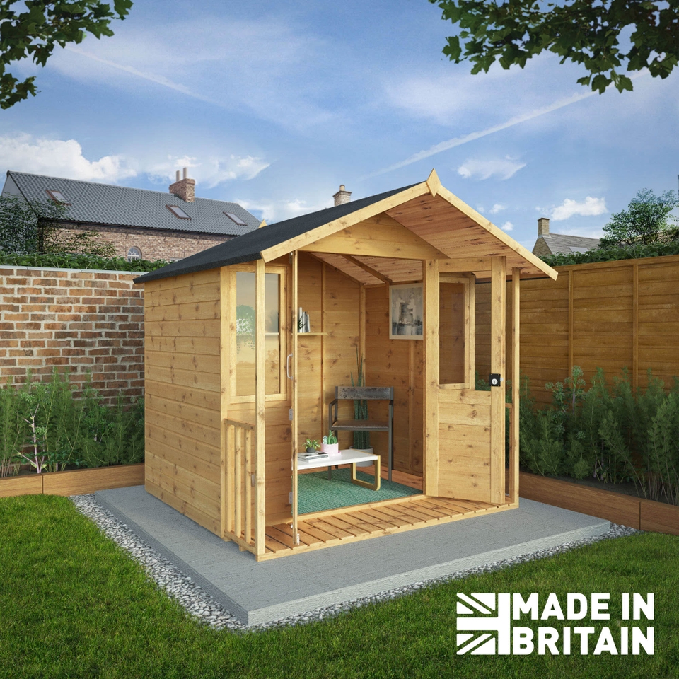 Mercia 7 x 7ft Traditional Summerhouse  - Installation Included