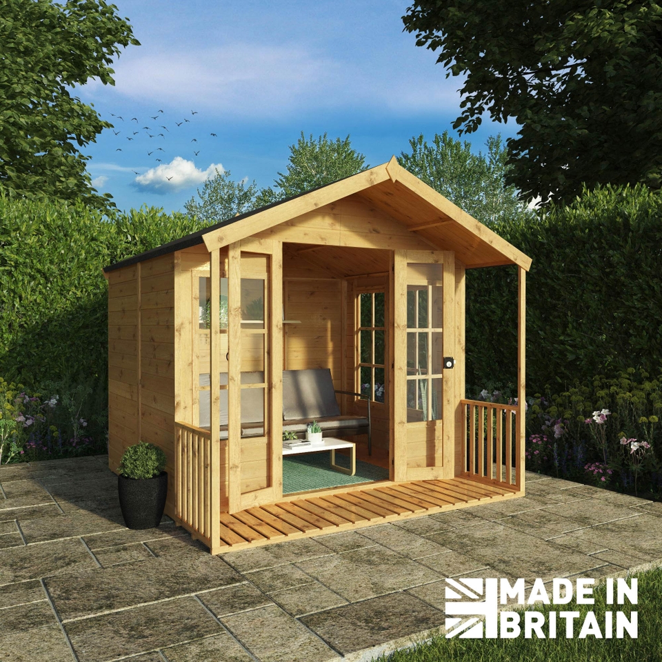 Mercia 8 x 8ft Traditional Summerhouse - Installation Included