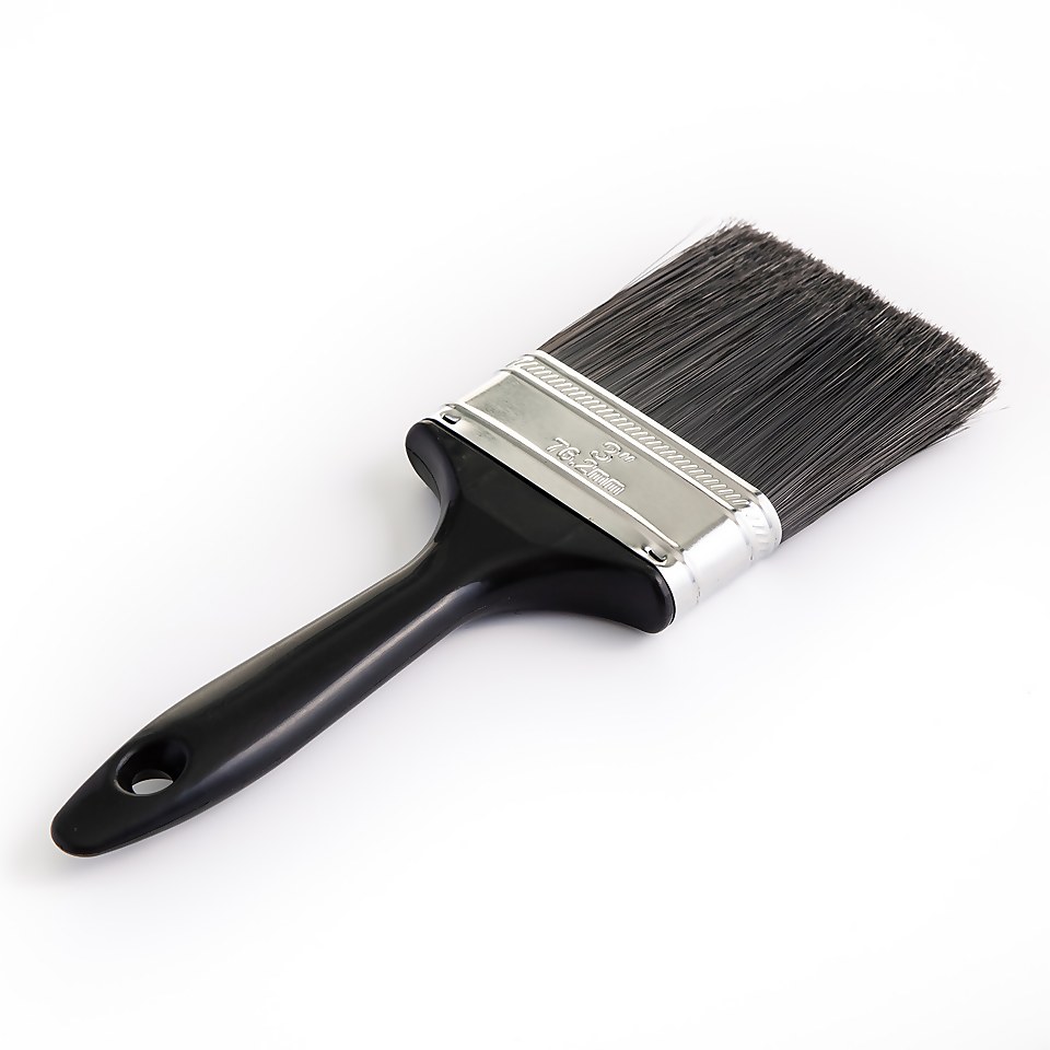 Pack of 2 HomeBuild Paint Brushes Hollow - 75/100mm