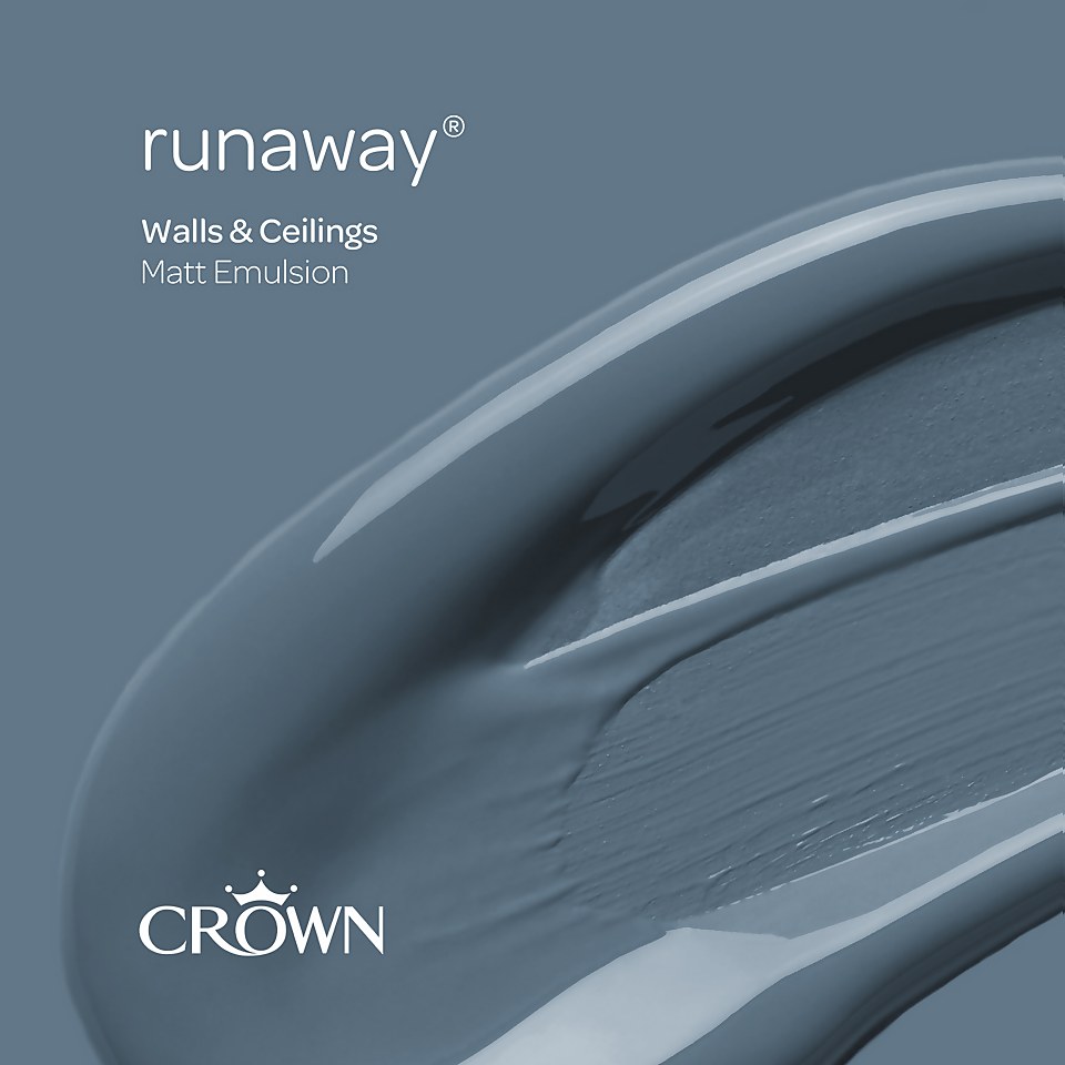 Crown Walls & Ceilings Matt Emulsion Paint Runaway - Tester 40ml