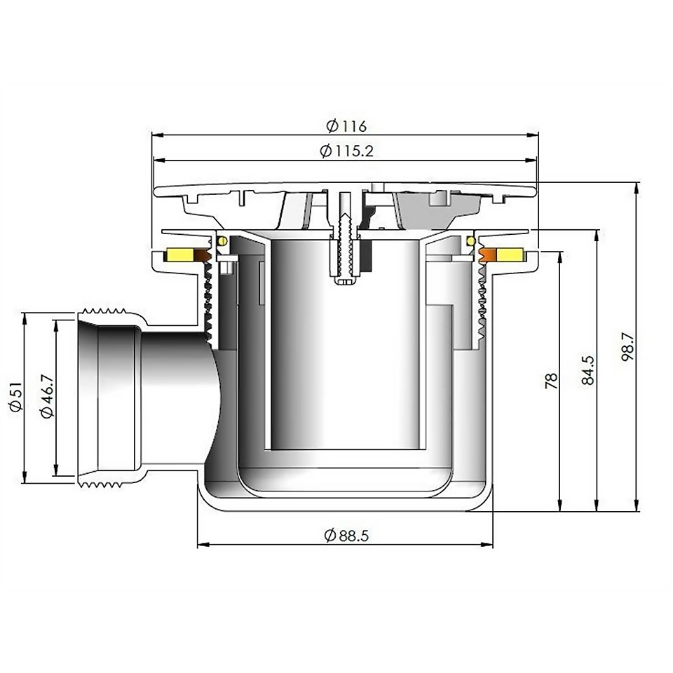 Balterley Pivot Shower Enclosure Package - 700mm